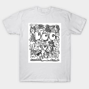 Dog Lover Doodle T-Shirt